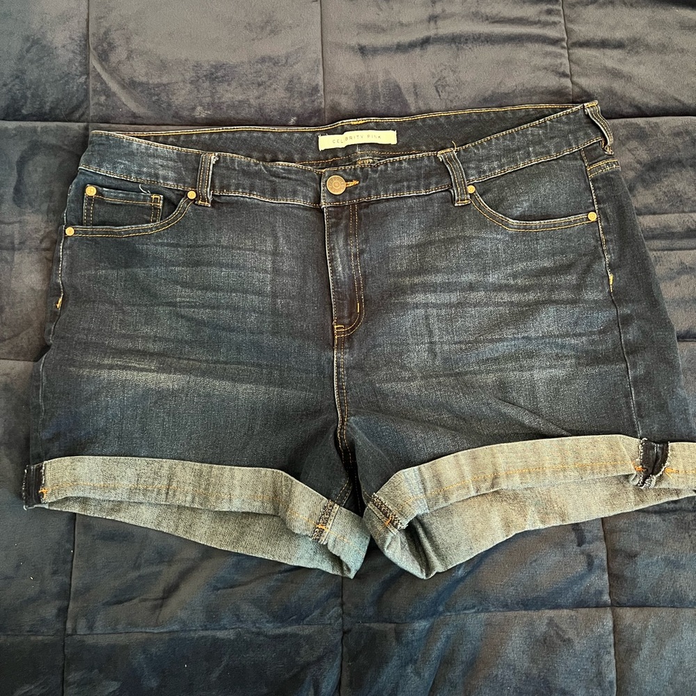 Celebrity Pink Jean Shorts